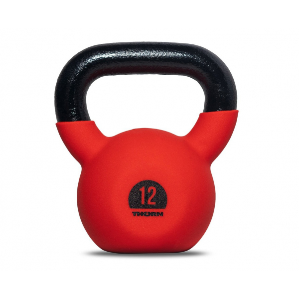 HANTEL THORN FIT CAST-IRON WITH COATING KETTLEBELL 12KG